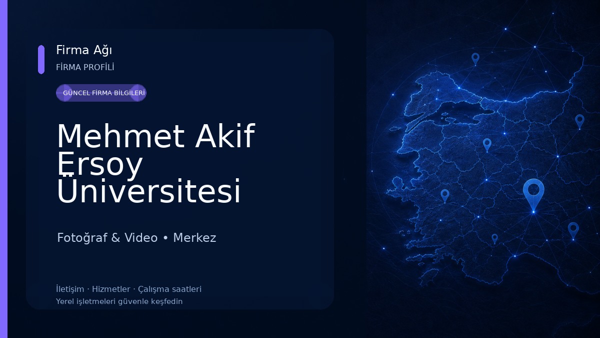 Mehmet Akif Ersoy Üniversitesi Kurumsal İletişim Uygulama ve Araştırma Merkezi 