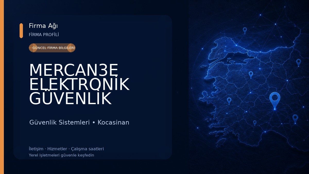 MERCAN3E ELEKTRONİK GÜVENLİK ALARM HİZMETLERİ Güvenlik Sistemleri