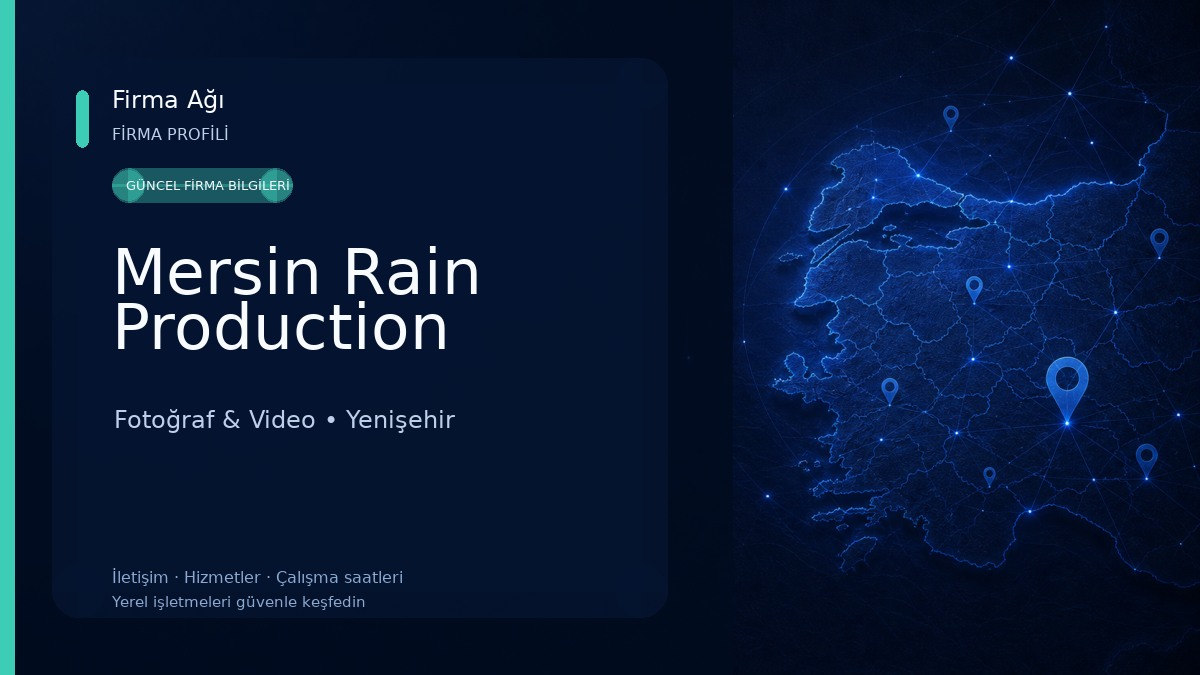 Mersin Rain Production Fotoğraf & Video