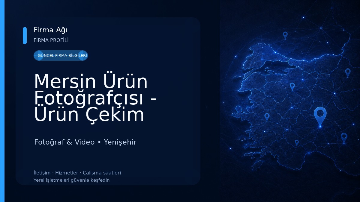 Mersin Ürün Fotoğrafçısı - Ürün Çekim Stüdyosu Fotoğraf & Video