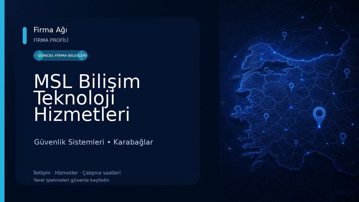 MSL Bilişim Teknoloji Hizmetleri Güvenlik Sistemleri