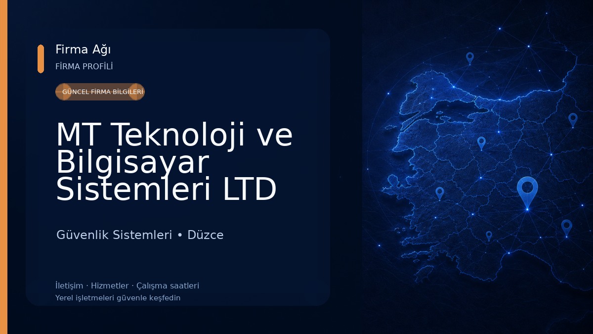 MT Teknoloji ve Bilgisayar Sistemleri LTD ŞTİ