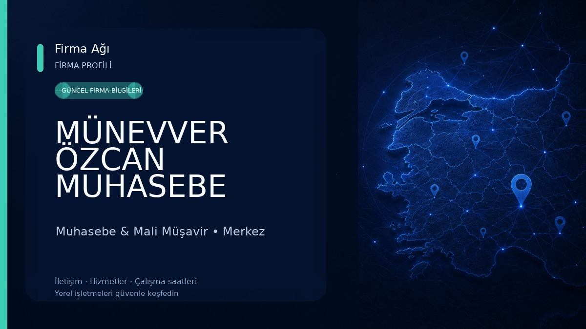 MÜNEVVER ÖZCAN MUHASEBE 