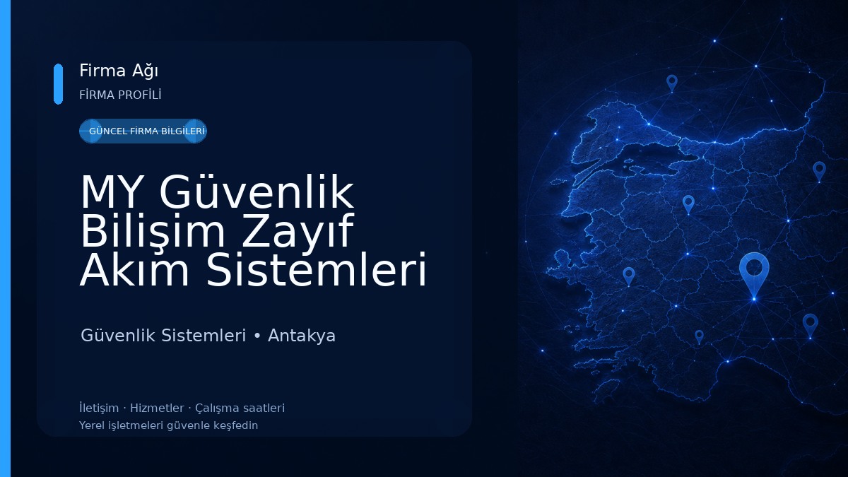 MY Güvenlik Bilişim Zayıf Akım Sistemleri Güvenlik Sistemleri