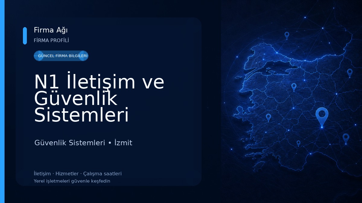 N1 İletişim ve Güvenlik Sistemleri Güvenlik Sistemleri