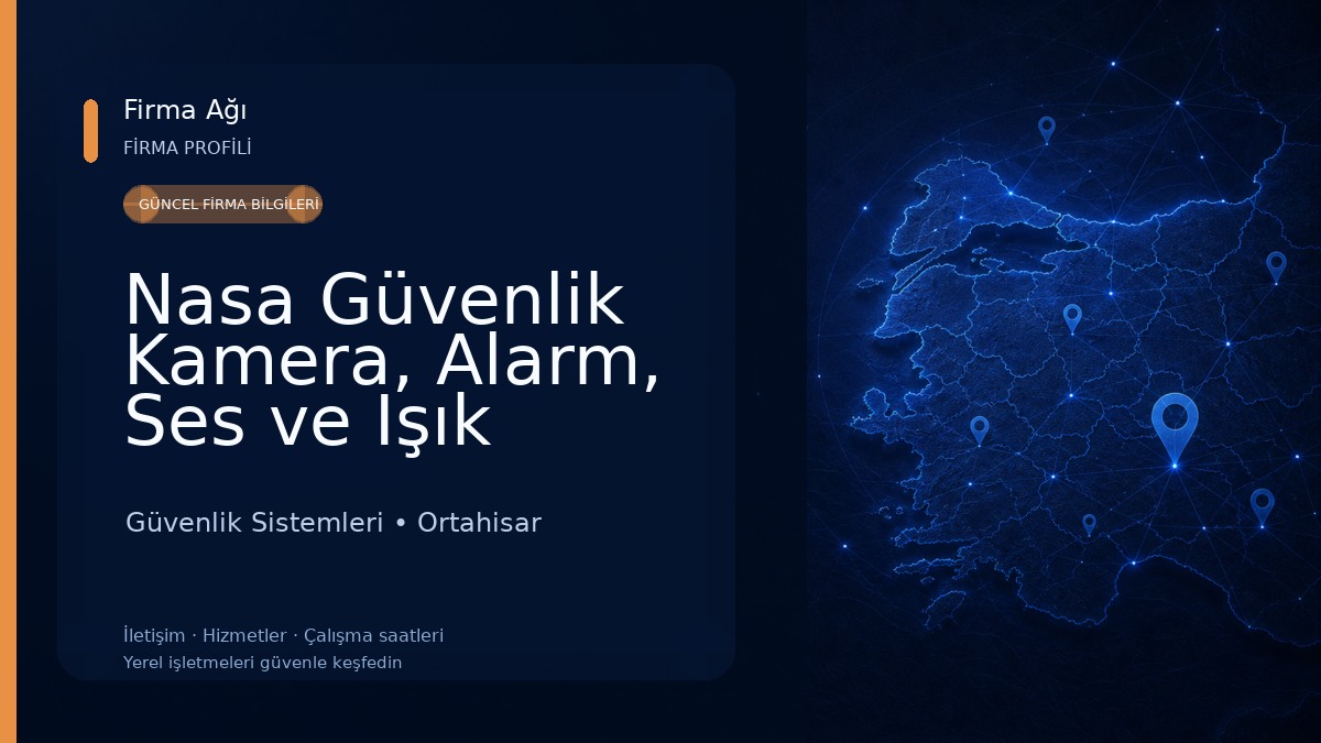Nasa Güvenlik Kamera, Alarm, Ses ve Işık Sistemleri