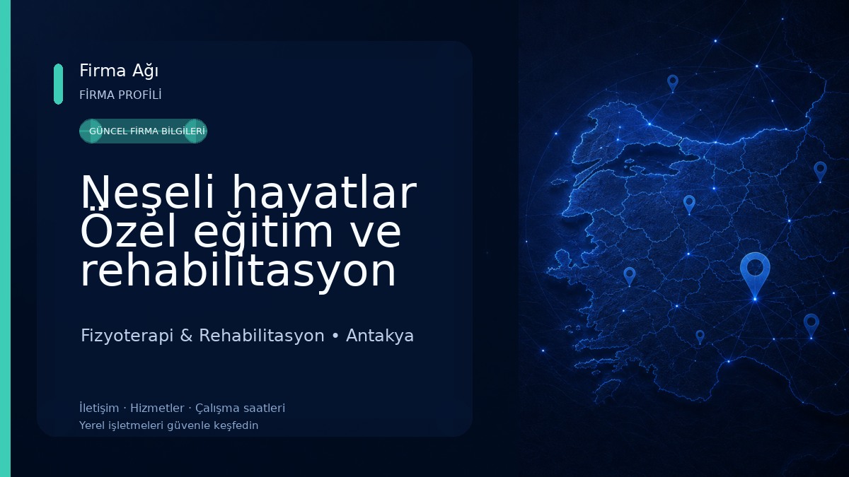 Neşeli hayatlar Özel eğitim ve rehabilitasyon merkezi
