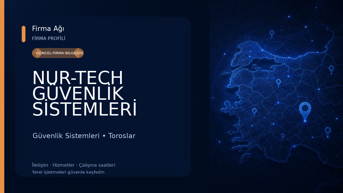 NUR-TECH GÜVENLİK SİSTEMLERİ Güvenlik Sistemleri