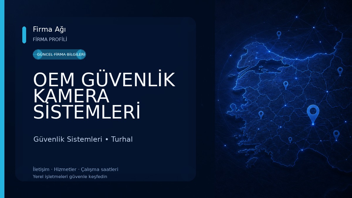 OEM GÜVENLİK KAMERA SİSTEMLERİ Güvenlik Sistemleri