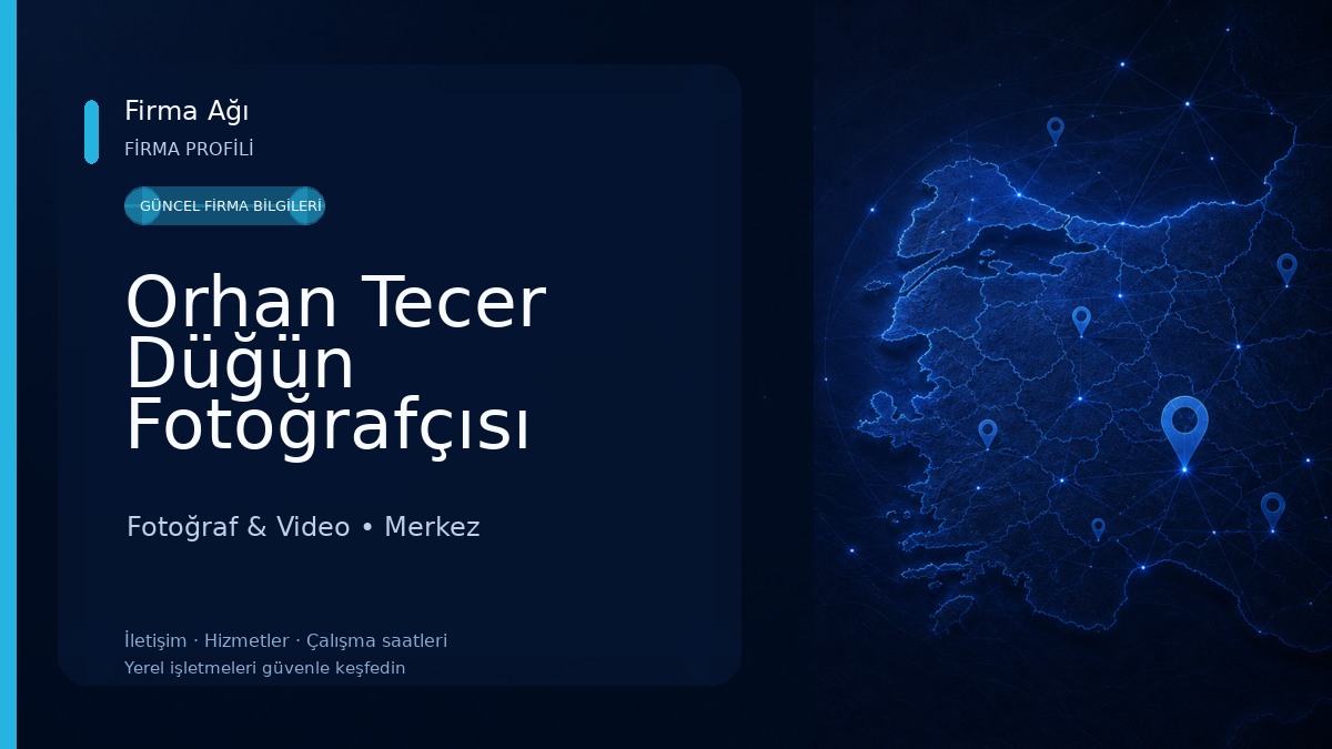 Orhan Tecer Düğün Fotoğrafçısı 