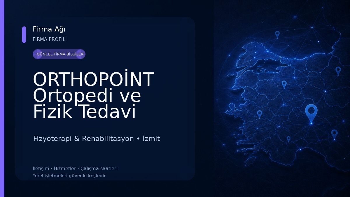 ORTHOPOİNT Ortopedi ve Fizik Tedavi Kliniği