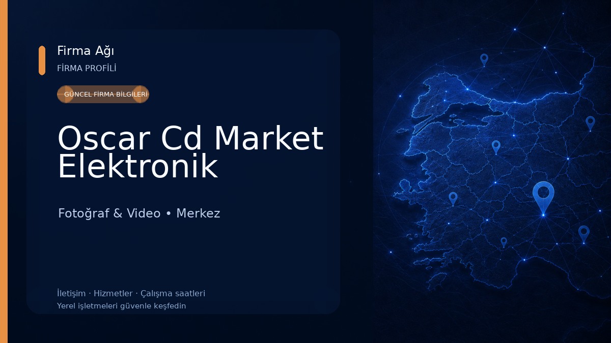 Oscar Cd Market Elektronik Fotoğraf & Video