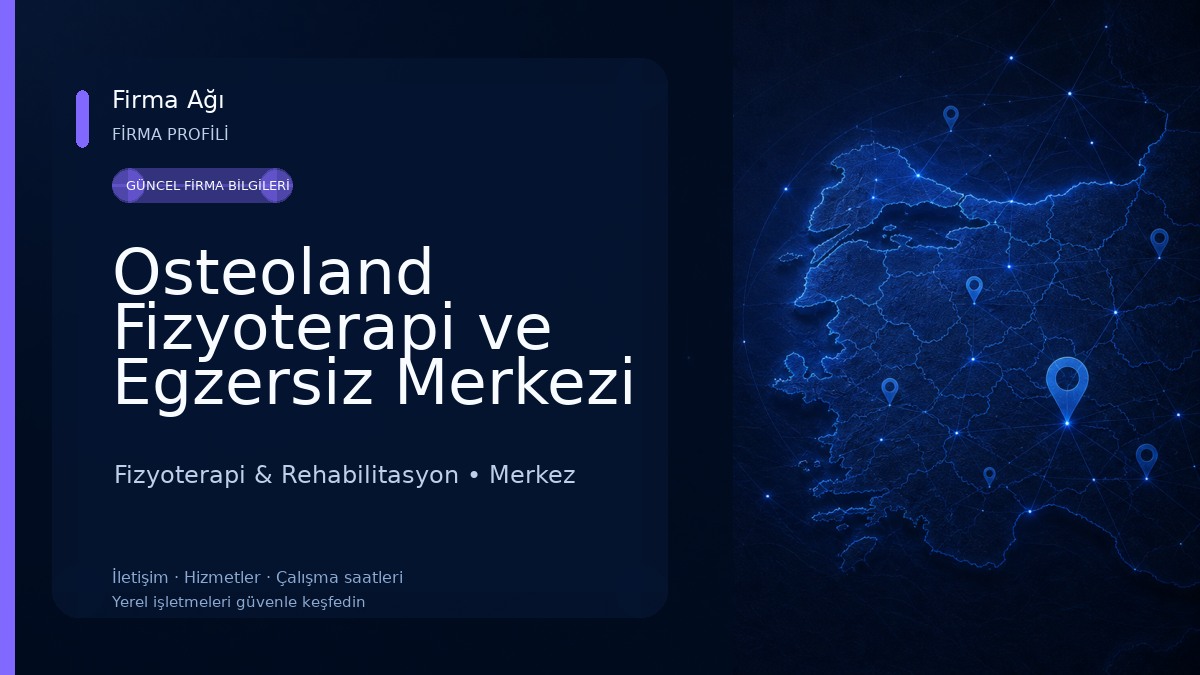 Osteoland Fizyoterapi ve Egzersiz Merkezi Zonguldak Fizyoterapi & Rehabilitasyon