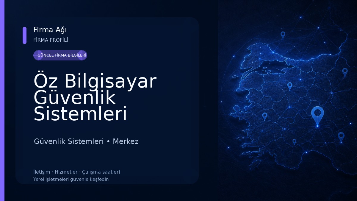 Öz Bilgisayar Güvenlik Sistemleri Güvenlik Sistemleri