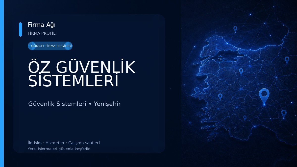 ÖZ GÜVENLİK SİSTEMLERİ Güvenlik Sistemleri
