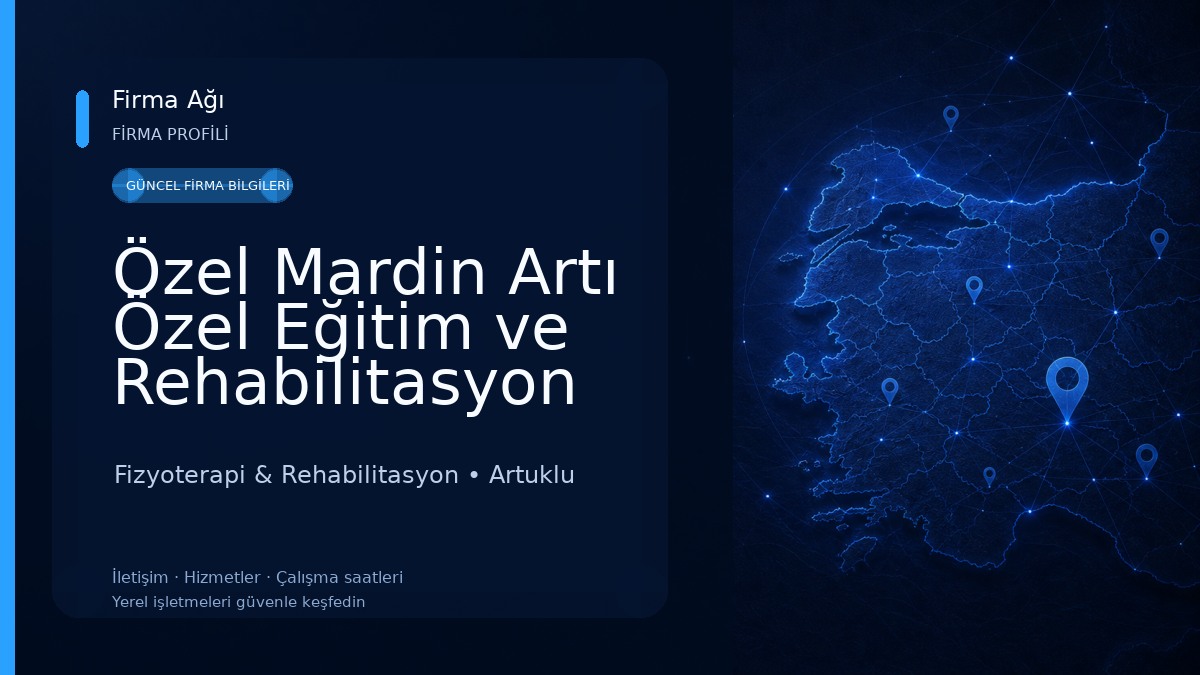 Özel Mardin Artı Özel Eğitim ve Rehabilitasyon Merkezi Fizyoterapi & Rehabilitasyon