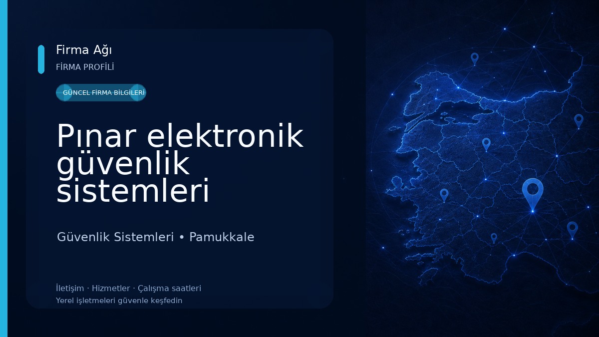 Pınar elektronik güvenlik sistemleri