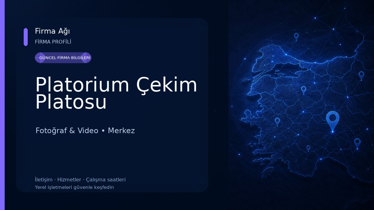 Platorium Çekim Platosu Fotoğraf & Video