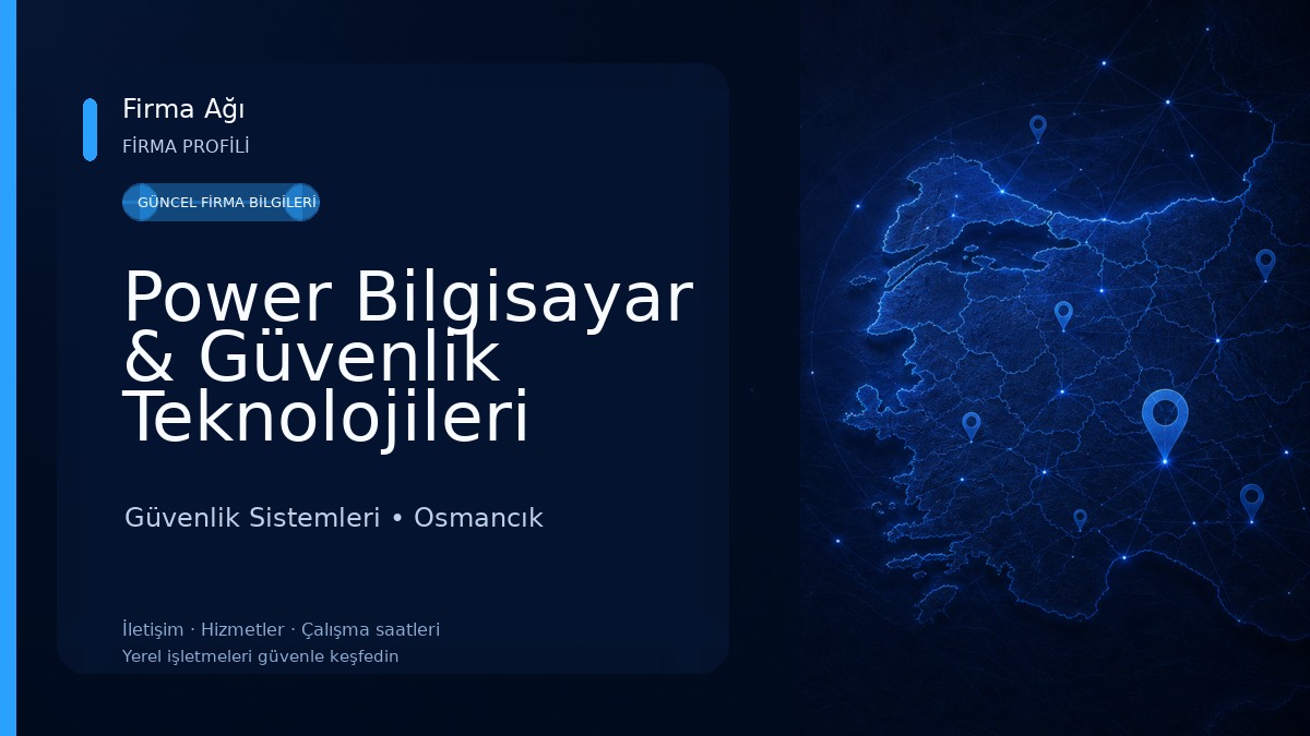 Power Bilgisayar & Güvenlik Teknolojileri Güvenlik Sistemleri