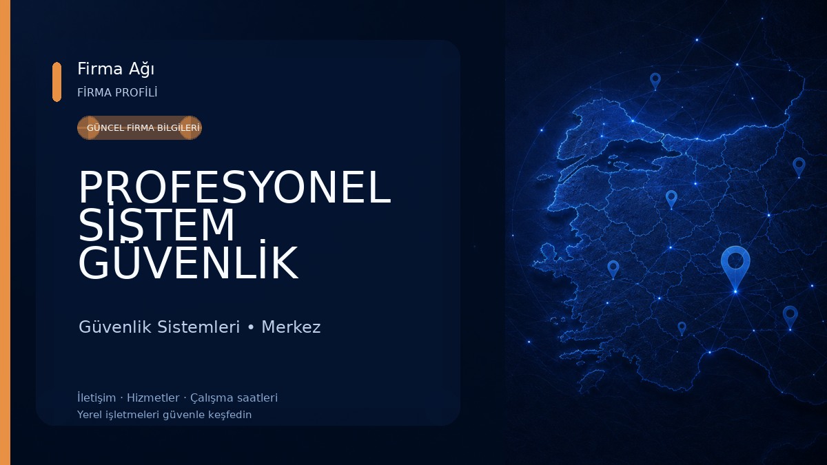 PROFESYONEL SİSTEM GÜVENLİK KAMERA SİSTEMLERİ 