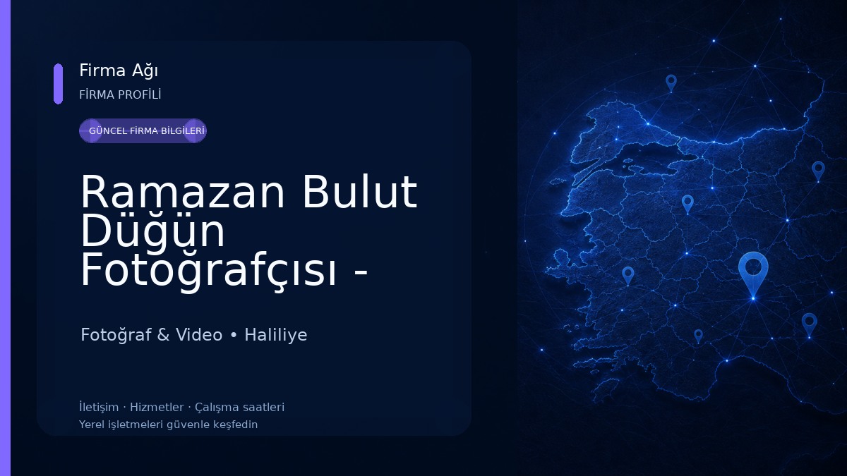 Ramazan Bulut Düğün Fotoğrafçısı - Urfa Düğün Fotoğrafçısı Fotoğraf & Video