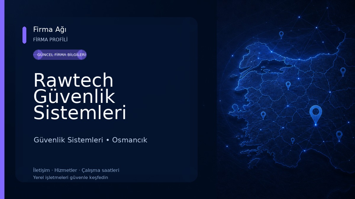Rawtech Güvenlik Sistemleri Güvenlik Sistemleri