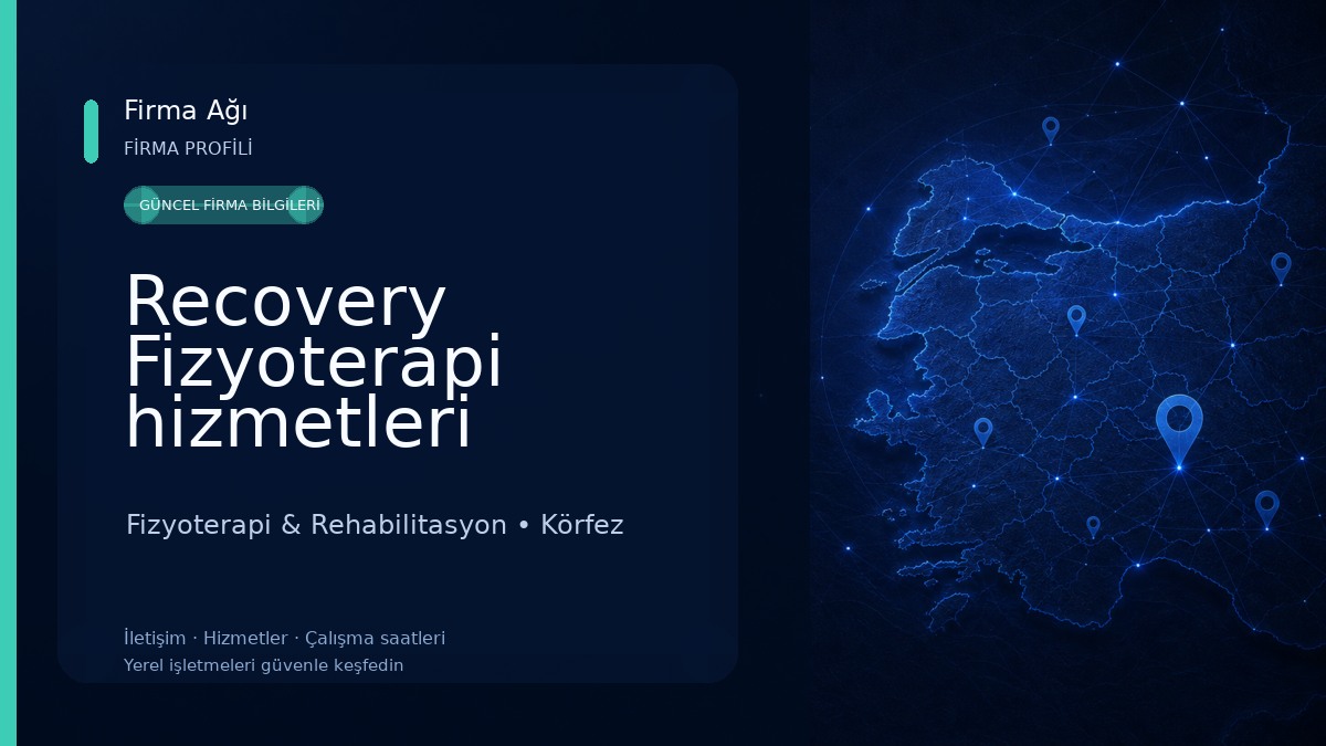 Recovery Fizyoterapi hizmetleri (Fztr.salar konjkav) Fizyoterapi & Rehabilitasyon