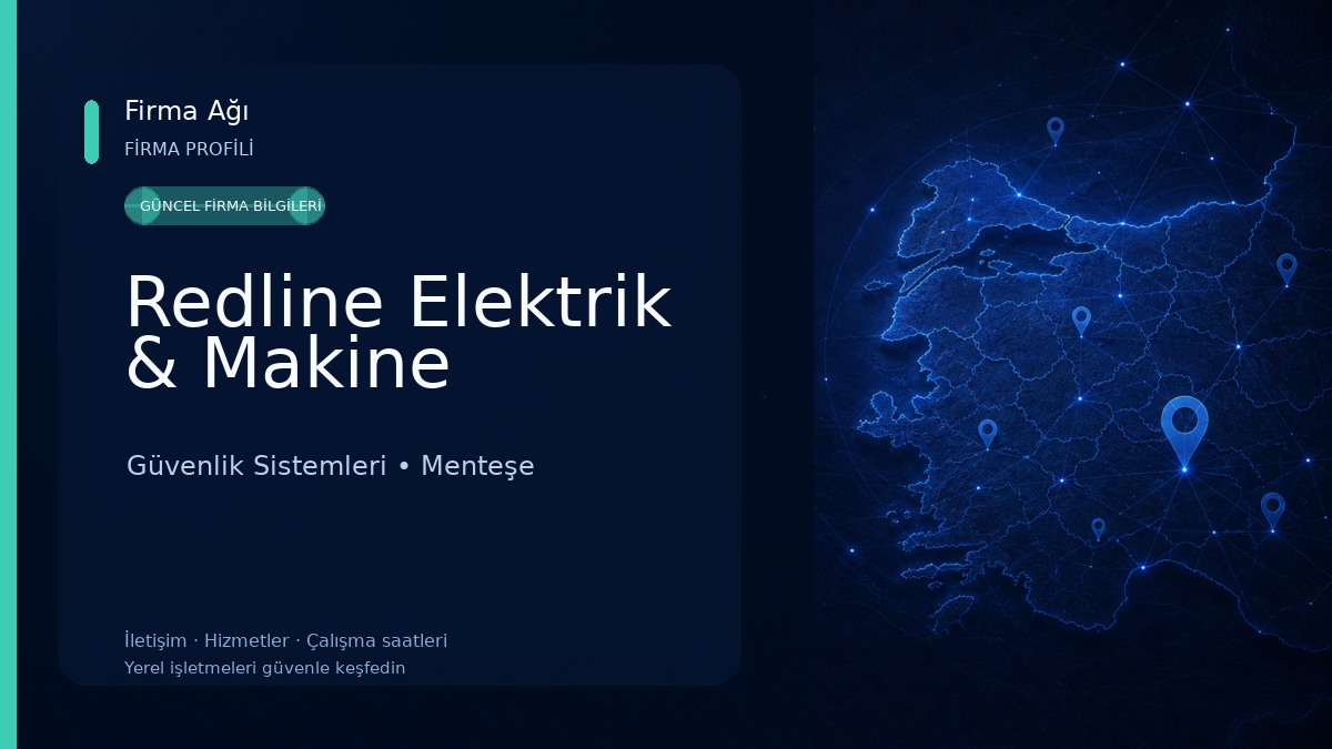 Redline Elektrik & Makine Güvenlik Sistemleri