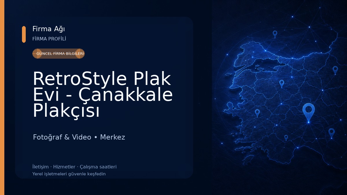 RetroStyle Plak Evi - Çanakkale Plakçısı Fotoğraf & Video