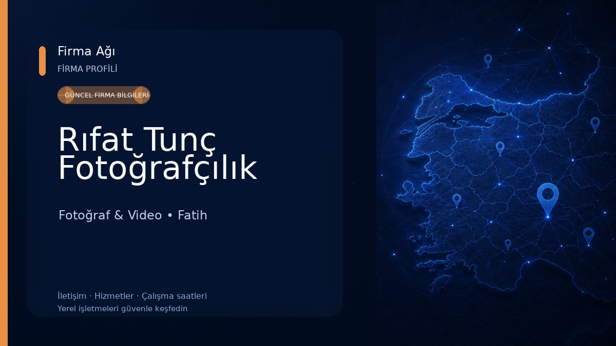 Rıfat Tunç Fotoğrafçılık Fotoğraf & Video