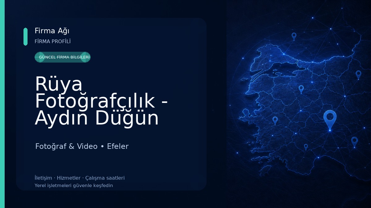 Rüya Fotoğrafçılık - Aydın Düğün Fotoğrafçısı Fotoğraf & Video