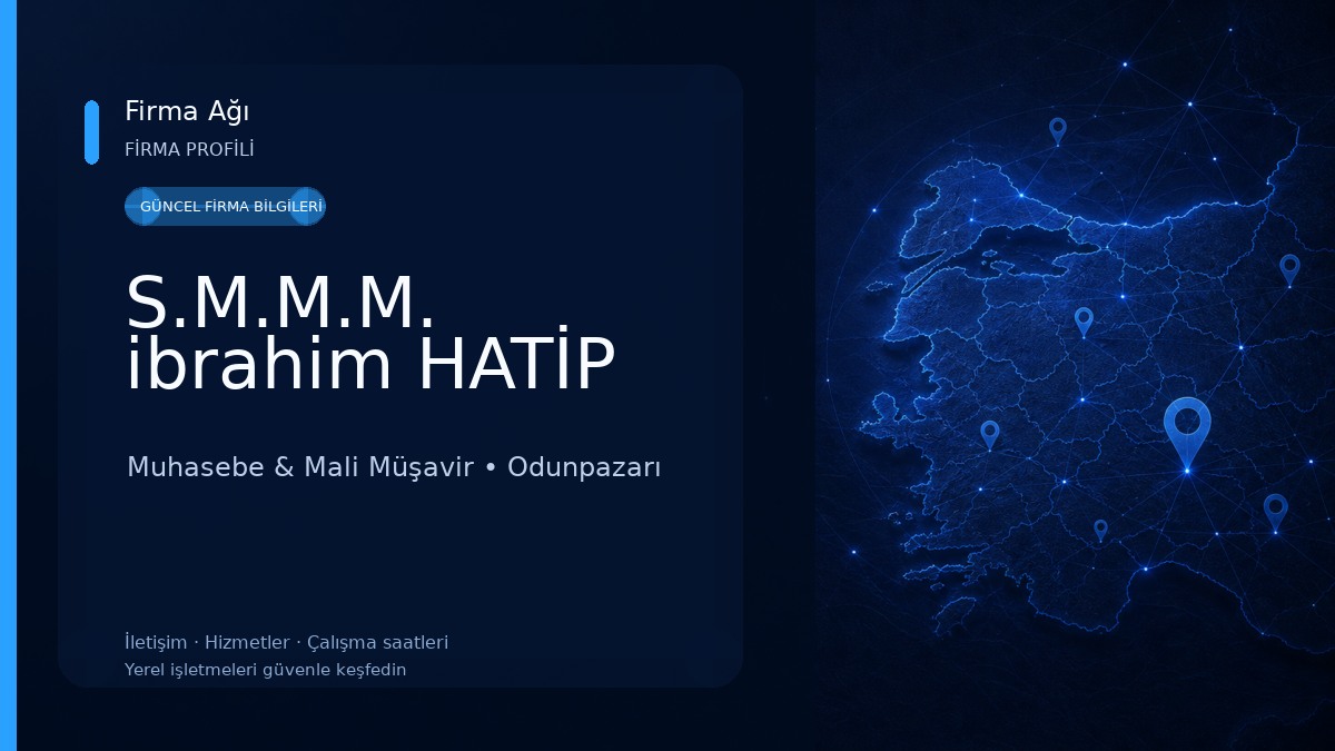 S.M.M.M. ibrahim HATİP Muhasebe & Mali Müşavir