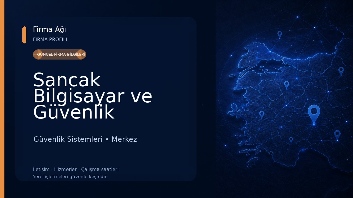 Sancak Bilgisayar ve Güvenlik sistemleri 