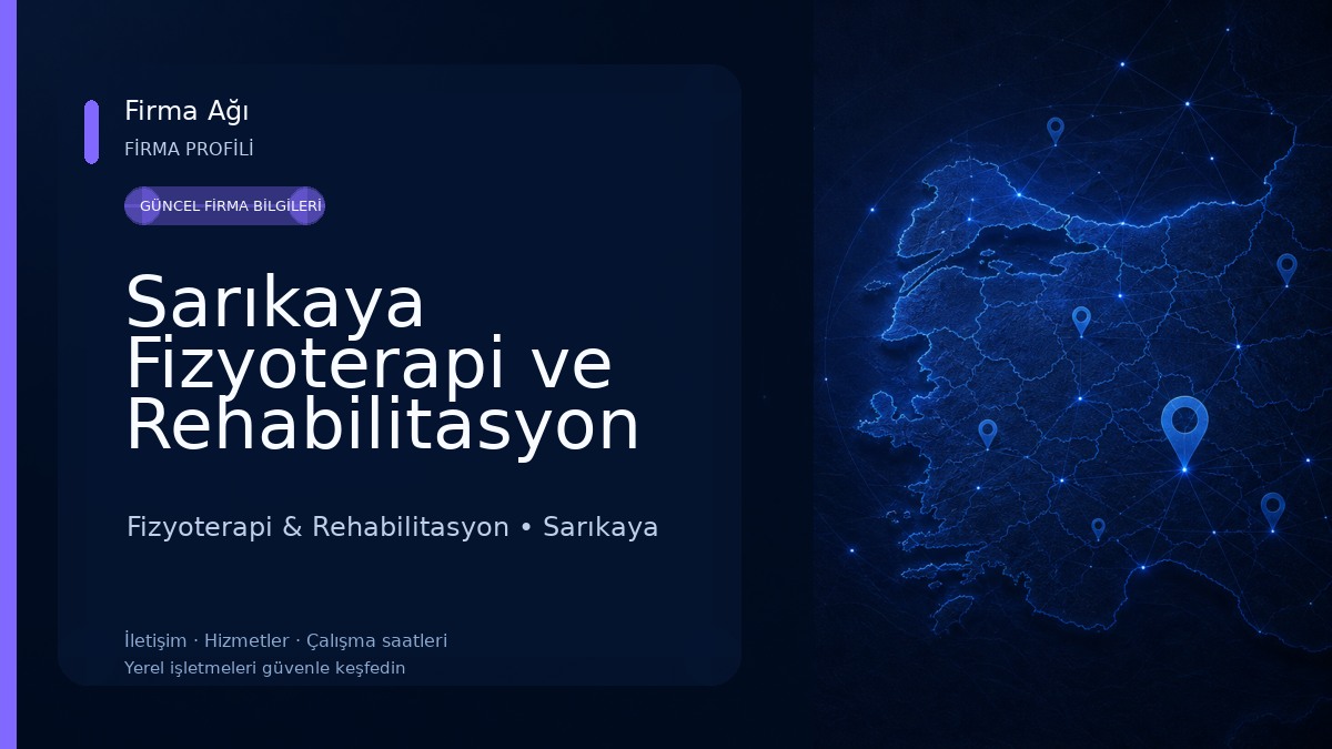 Sarıkaya Fizyoterapi ve Rehabilitasyon Yüksekokulu 