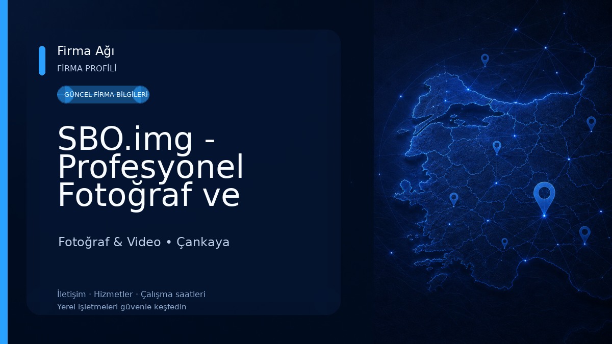 SBO.img - Profesyonel Fotoğraf ve Video Hizmetleri, Ankara Fotoğraf & Video