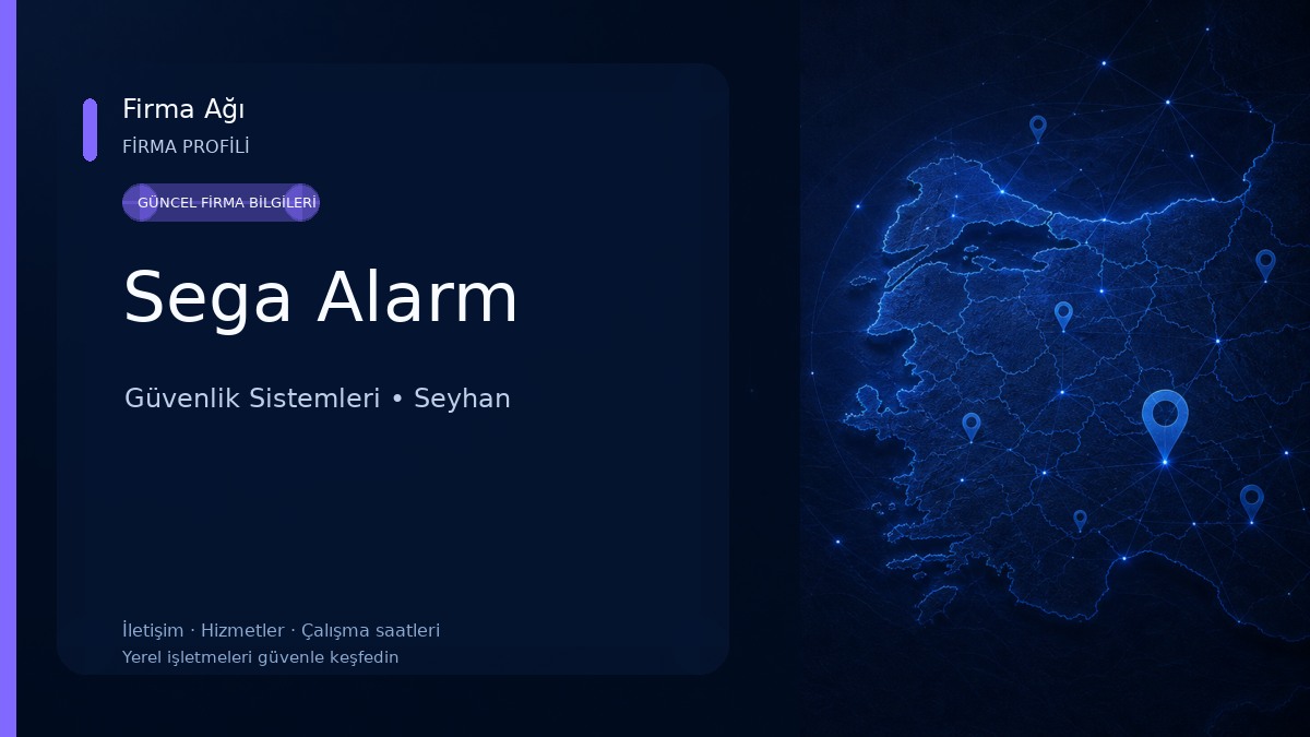 Sega Alarm Güvenlik Sistemleri