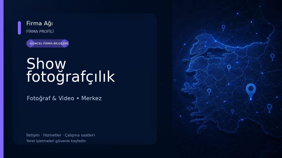 Show fotoğrafçılık