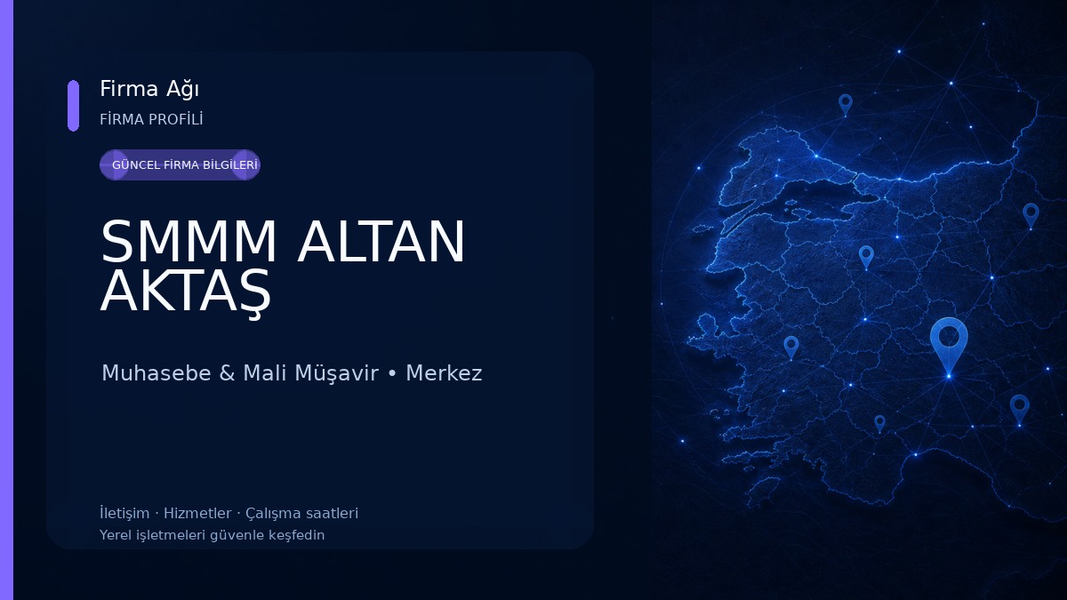 SMMM ALTAN AKTAŞ