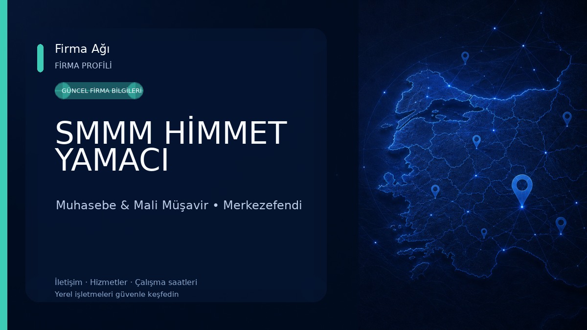 SMMM HİMMET YAMACI Muhasebe & Mali Müşavir