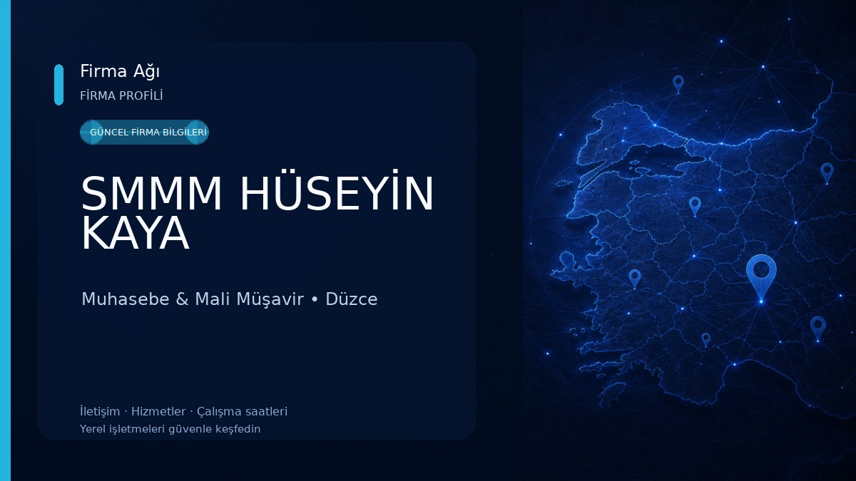 SMMM HÜSEYİN KAYA