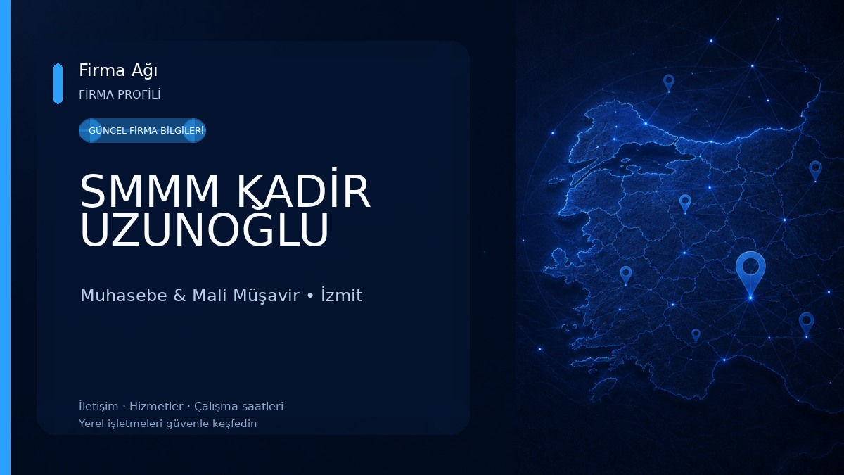 SMMM KADİR UZUNOĞLU 