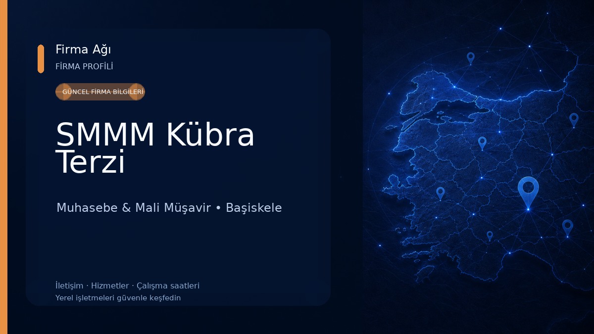 SMMM Kübra Terzi Muhasebe & Mali Müşavir