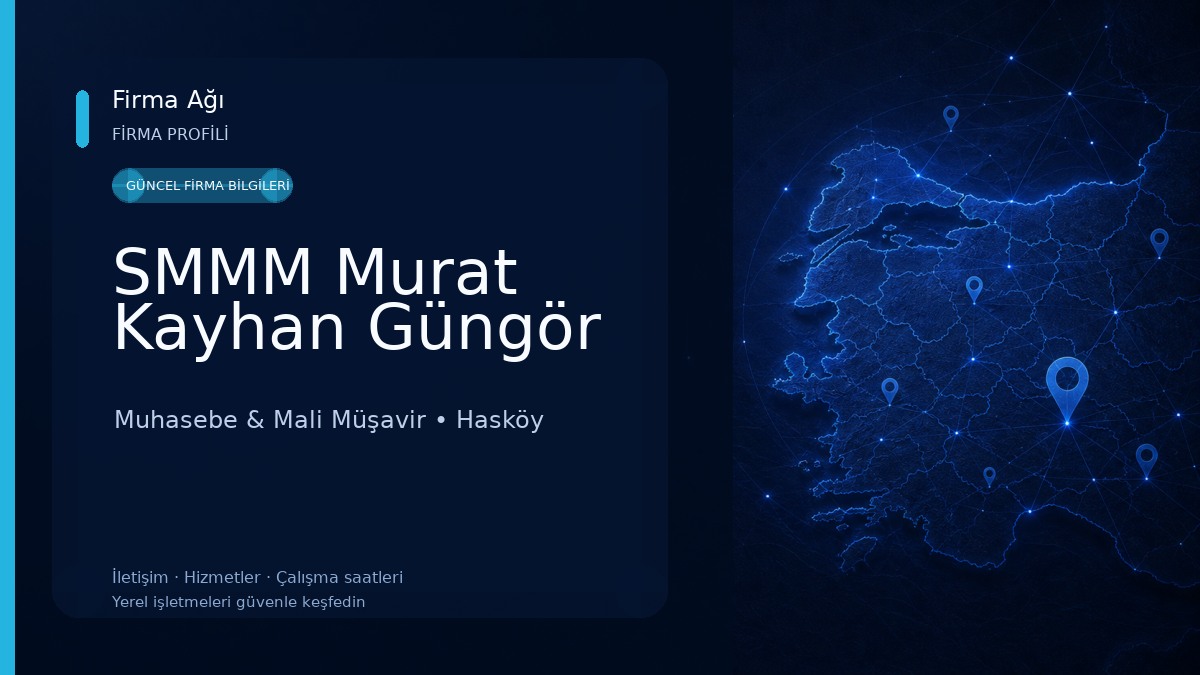 SMMM Murat Kayhan Güngör Muhasebe & Mali Müşavir