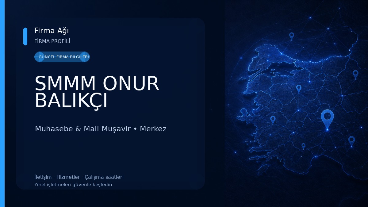SMMM ONUR BALIKÇI 