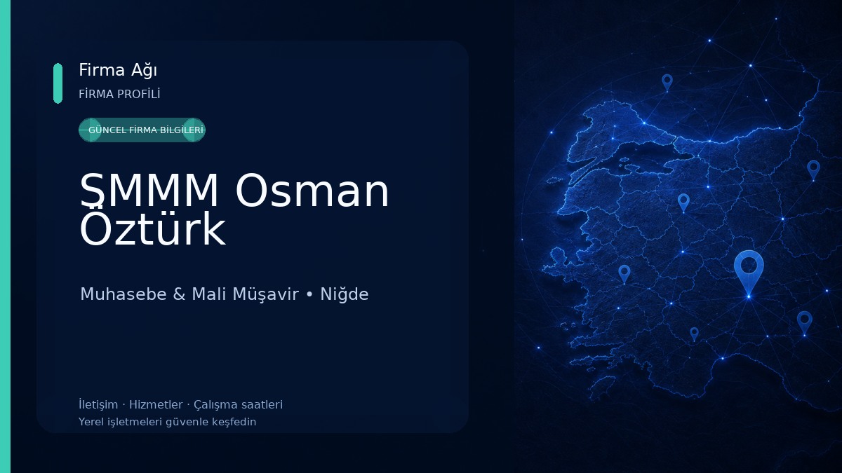 SMMM Osman Öztürk
