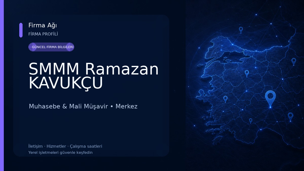SMMM Ramazan KAVUKÇU 