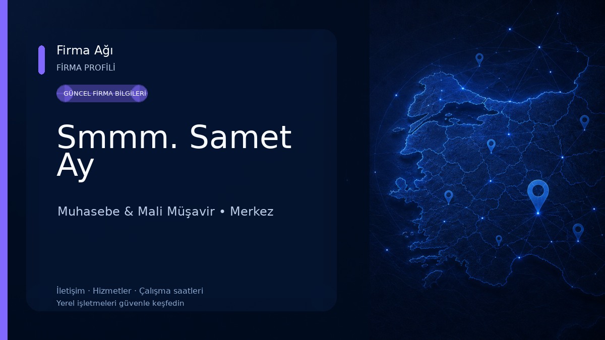 Smmm. Samet Ay