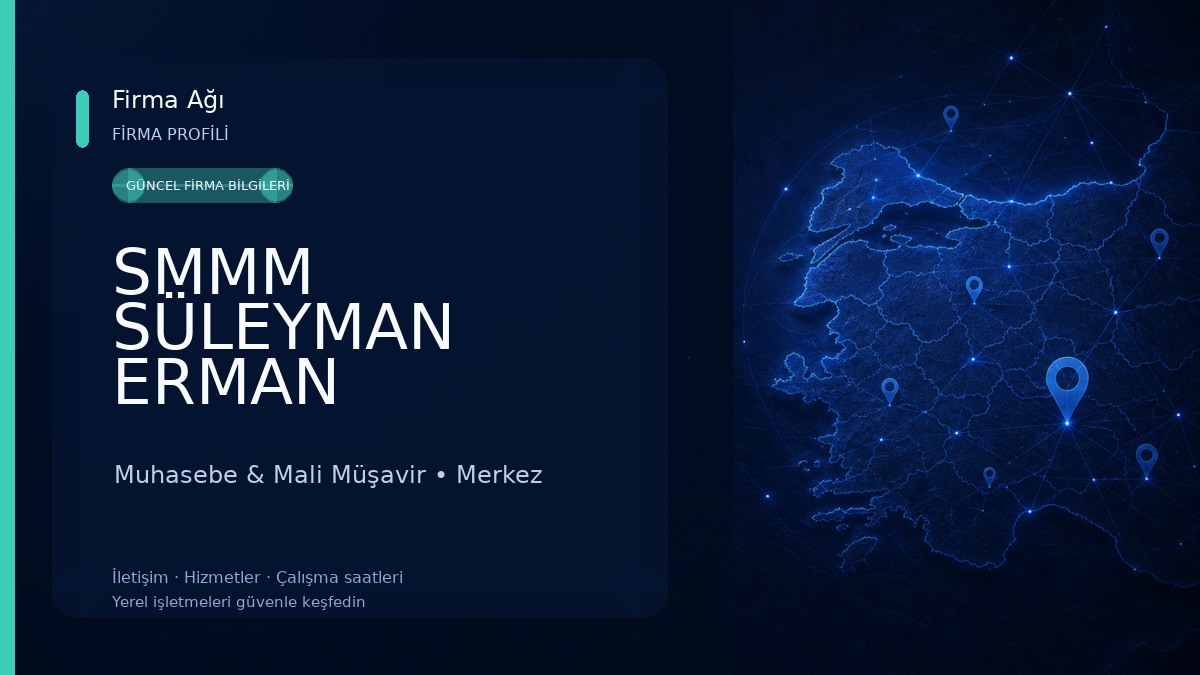 SMMM SÜLEYMAN ERMAN