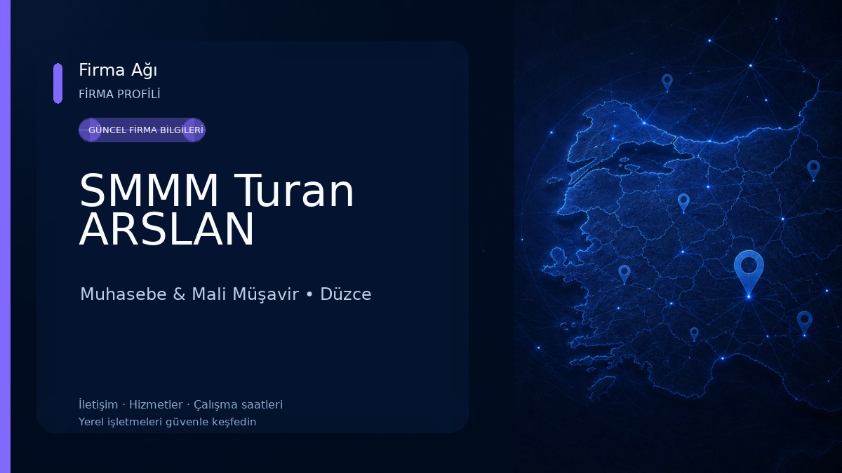 SMMM Turan ARSLAN 