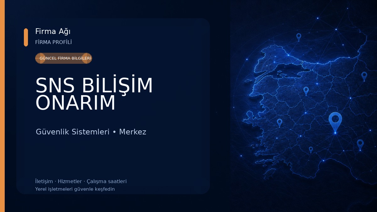 SNS BİLİŞİM ONARIM Güvenlik Sistemleri